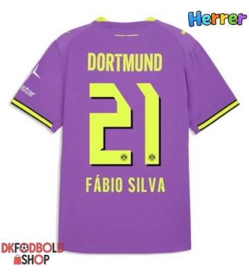 Borussia Dortmund Fabio Silva #21 Tredje trøje 2026-27 Kort ærmer Borussia Dortmund Fabio Silva #21 Tredje trøje 2026-27 Kort ærmer